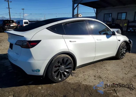 2022 Tesla Model Y from USA, damaged, VIN 7SAYGDEFXNF392502